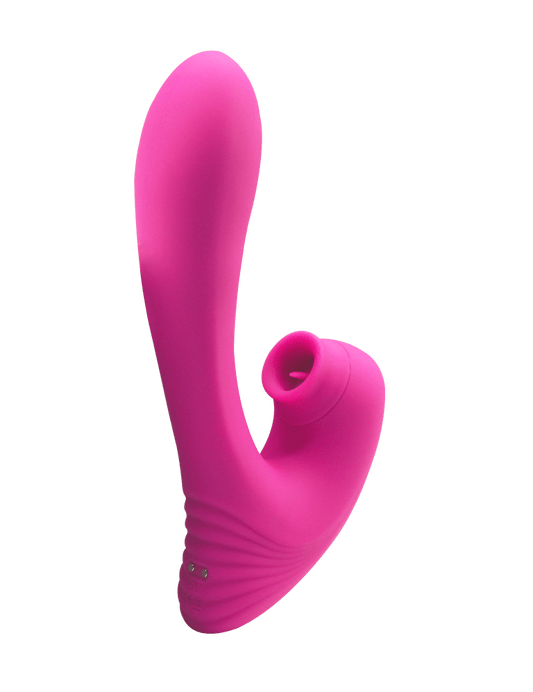 Unraveled DUAL-ACTION VIBRATOR WITH TICKLER