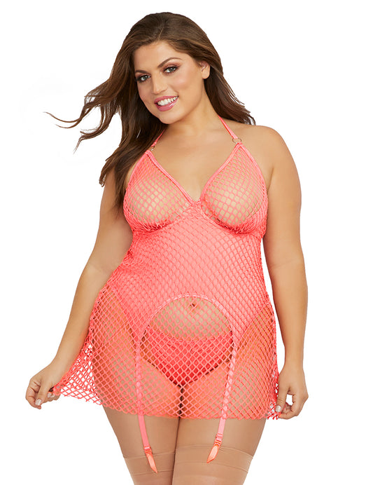 Layered Garter Slip Set